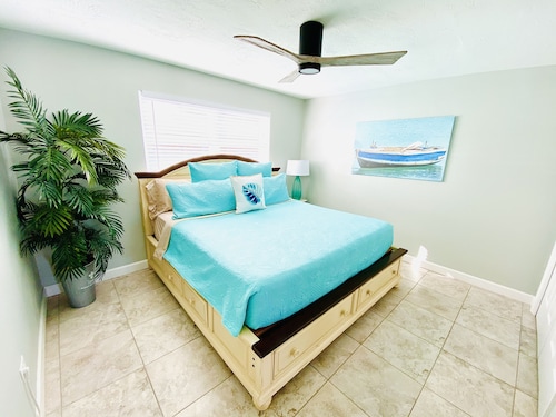 Fl keys waterfront pool home 2 chambres 2 bains 8 couchages avec 60 pieds d'impuretés - Florida Keys