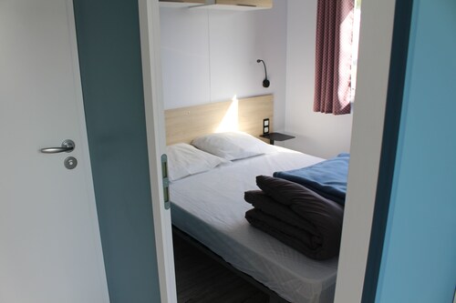 Mobil-home vue mer 2 chambres avec terrasse grand confort 6 pers. - Bretagne