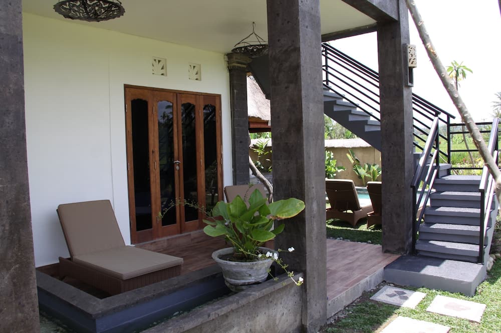 Villa Near Ubud, Panoramic View Of Rice Fields And The Volcano - Bali