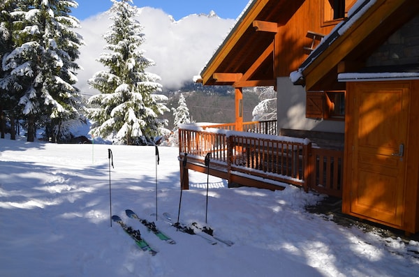 Chalet De Luxe Ski-in / Ski-out. Wifi Gratuit, Sauna Et Belle Vue !!! - Alpe d'Huez