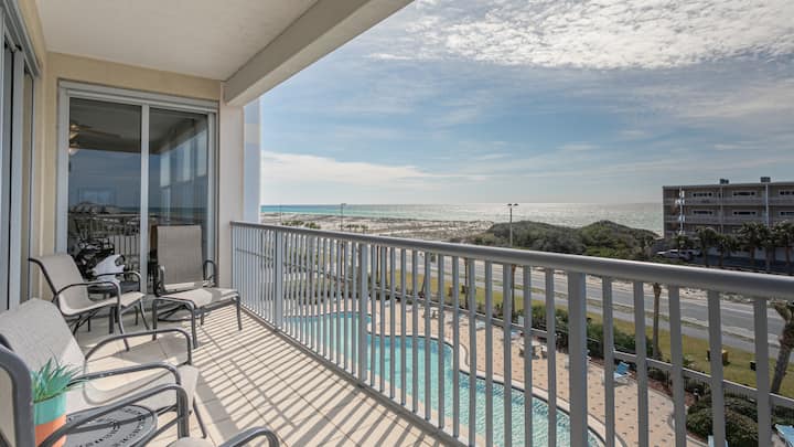 Spacious 4 Bedroom Condo With Gulf Views - Ed450 - Pensacola Beach