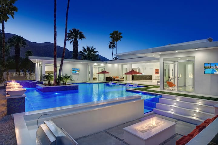 Modern Movie Colony Dream Pool Home 5bed5.5bath - Palm Springs, CA