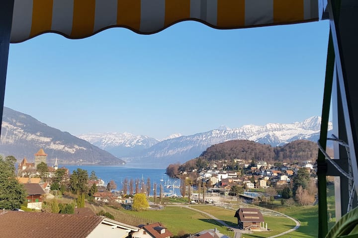 Bay, lake and mountains at your feet! - Spiez