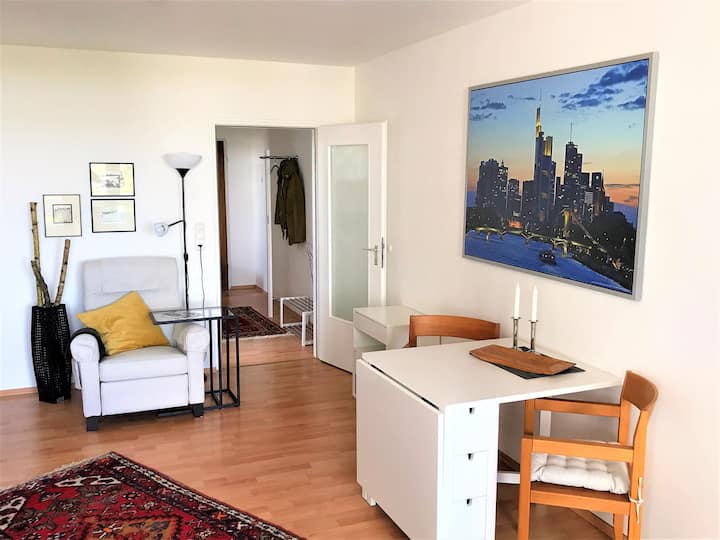 Möbliertes Appartement mit Skyline-Blick - Frankfurt