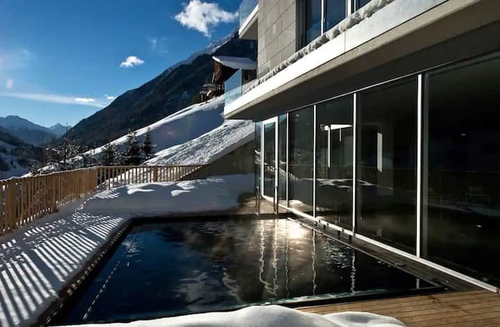 Luxury Apartment With Spa+pool Close Ischgl For 10 - Ischgl