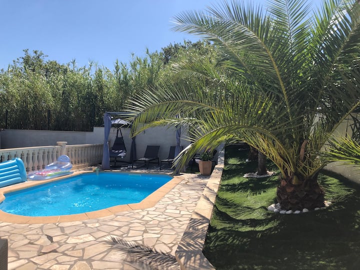 Villa avec piscine privée proche côte bleue - Marignane
