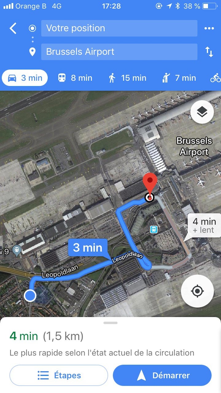Nearby the Airport of Brussels (5min by walking) - Aéroport de Bruxelles Zaventem (BRU)