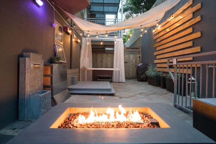 Private Retreat On Market St. Hot Tub, Fire Place - San Francisco