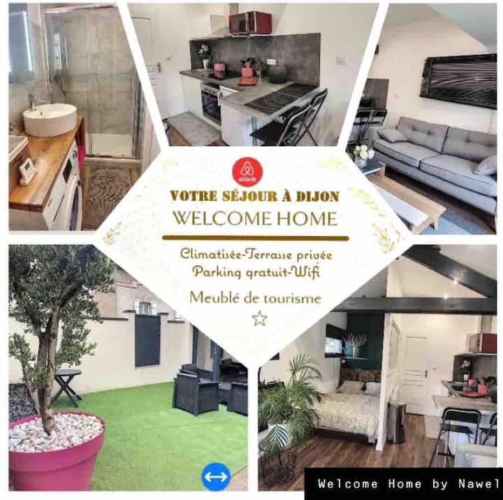 “Welcome Home”maison+terrasse/climatisée - Dijon