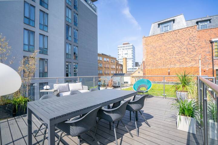Chic City Centre Penthouse by the Curve - Leicester