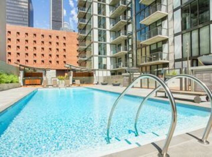 Downtown La Monthly Clean 2 Bed 2 Bath Highrise - Los Angeles, CA