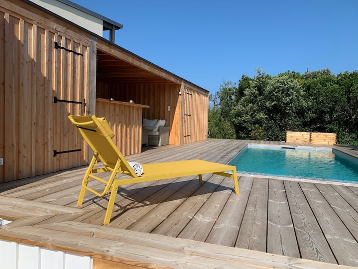 Chambre d'hôtes - Villa bord de mer avec piscine - Soulac-sur-Mer