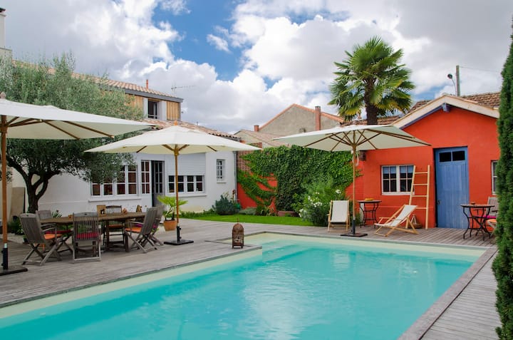 Magnifique villa avec piscine pour 8 personnes - Bègles