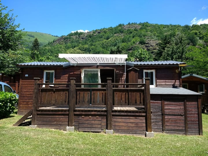 Mobile Home Sur Camping, Piscine/vue Des Montagnes - Orlu
