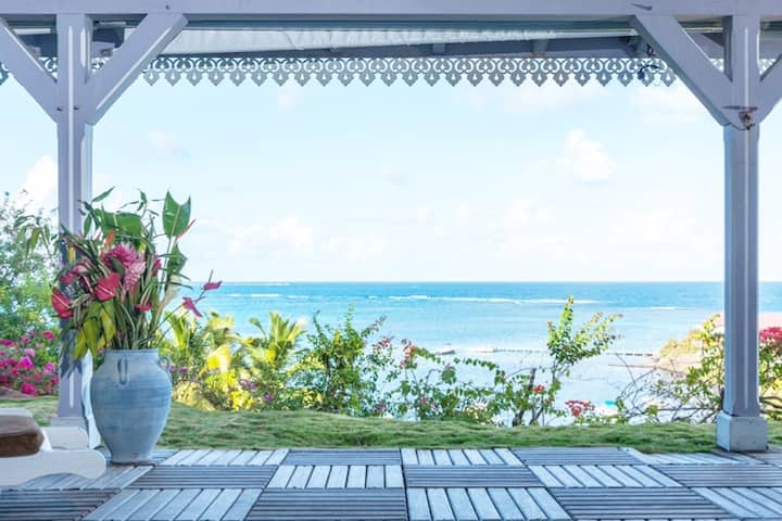 La Villa Du Cap Vue Exceptionnelle à 50m De La Mer - Martinique