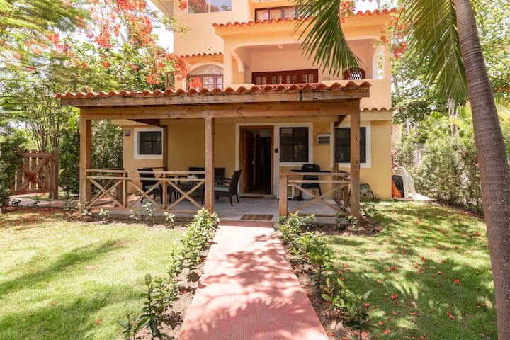 N1- Beach Villa - Private Terrace, Patio & Pool! - Punta Cana