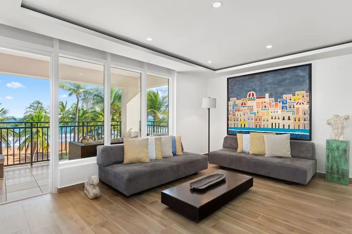 Beach Front Villa Inside Wyndham Rio Mar Resort - Puerto Rico