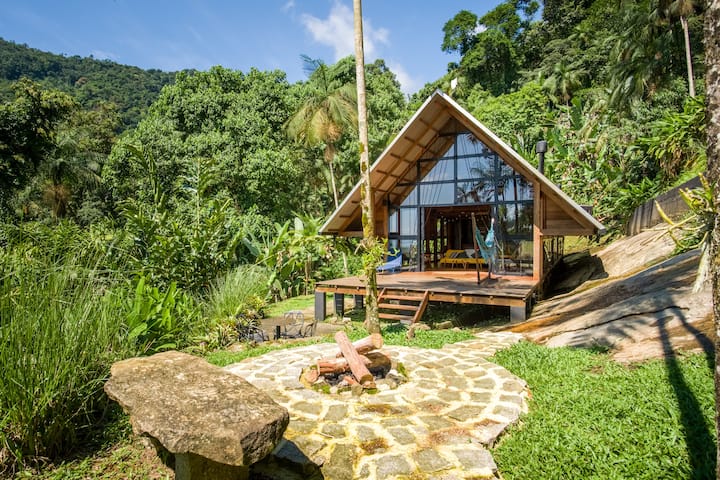 Design House In Rainforest With Private Waterfall - Brazil
