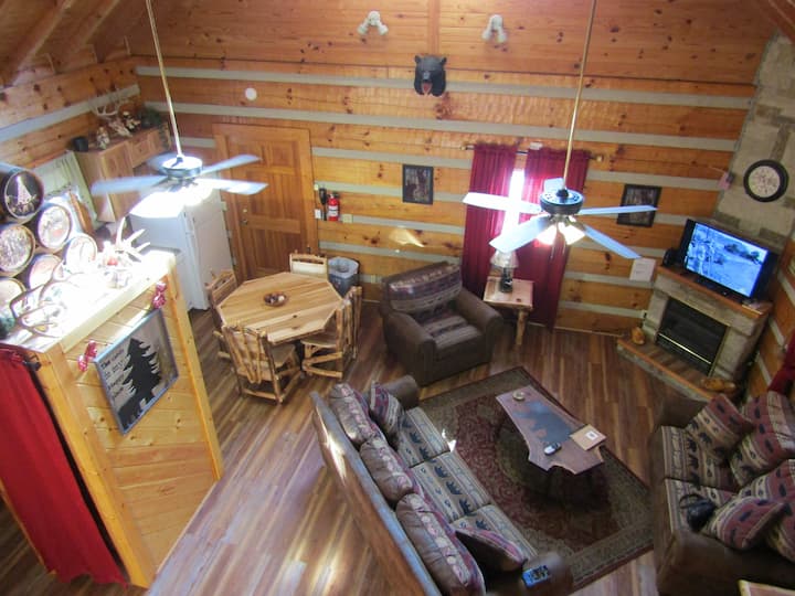 Log Cabin,WIFI, Game Room, Pet Friendly,Fishing - White Pine