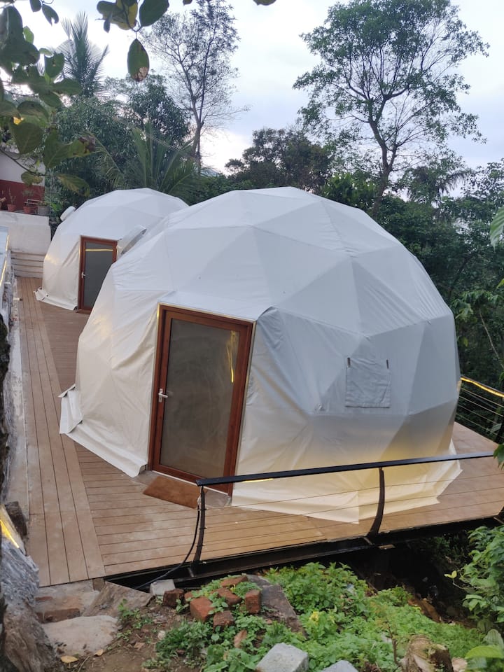 Birds Eye Estate Geodesic Glamping Domes - India