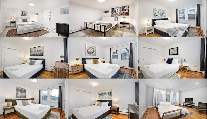 TwinCity Modern Townhome 8 BR/4 BA Minutes to NYC! - New York City