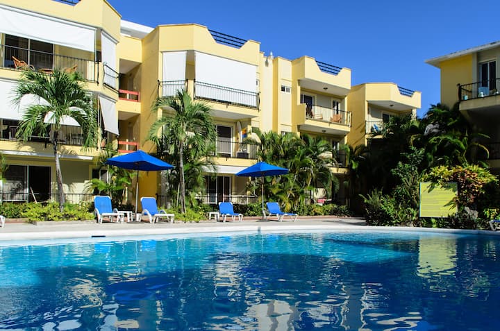 Sehr Private Wohnung In Bester Lage In Der Innenstadt Von Sosua Mit Großem Pool - Dominikanische Republik