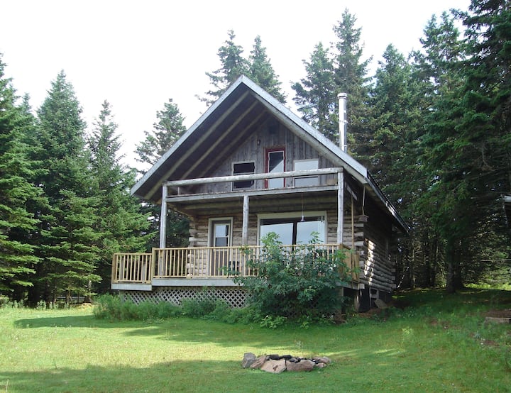 Secluded Log Chalet In A Wilderness Setting - Cape Breton