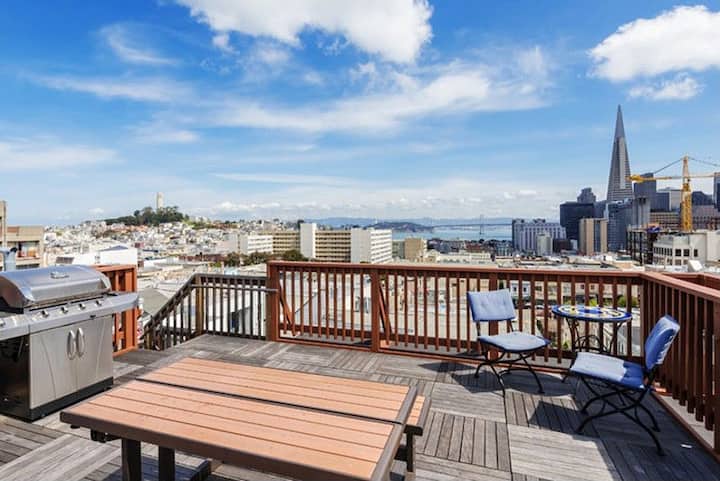 Modern Penthouse With Roofdeck + Views (30 Day Minimum) - San Francisco