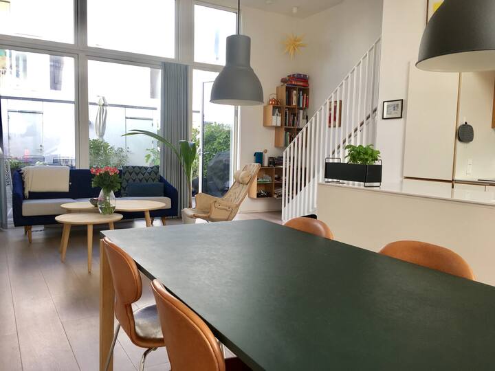 Townhouse, Rooftop, Yard And 100m To Urban Beach - Copenaghen