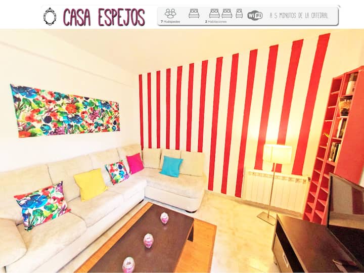 Casa Espejos Close Cathedral, 2 Rooms, 7 Pax, Wifi - Toledo