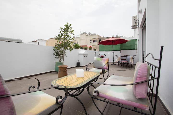 Cosy Central & Calm With A Big Terrace - Casablanca