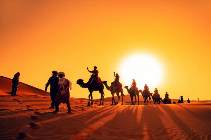 camel tour - Marrakech