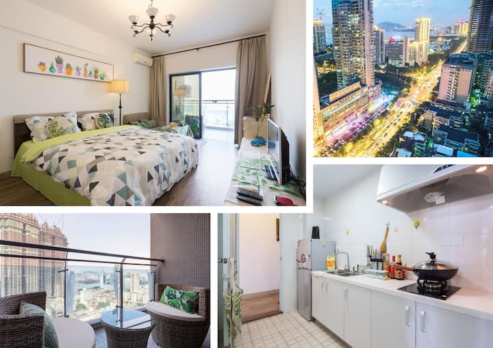 City center,private and cozy,great view,queen-size - Xiamen