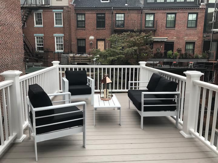 Private Deck & Parking For Rent. Location! - Bay Village - Boston