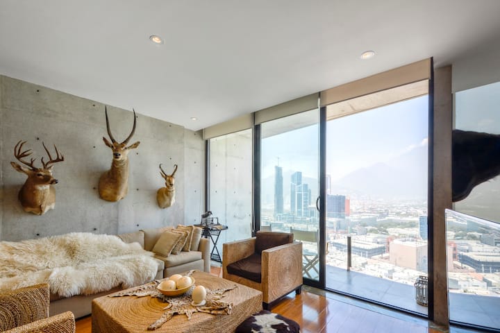 Safari Loft Apartment with a great view - San Pedro Garza García