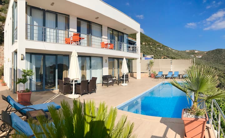 Private Pool Villa Mit Infinity View-minos Villa - Türkei