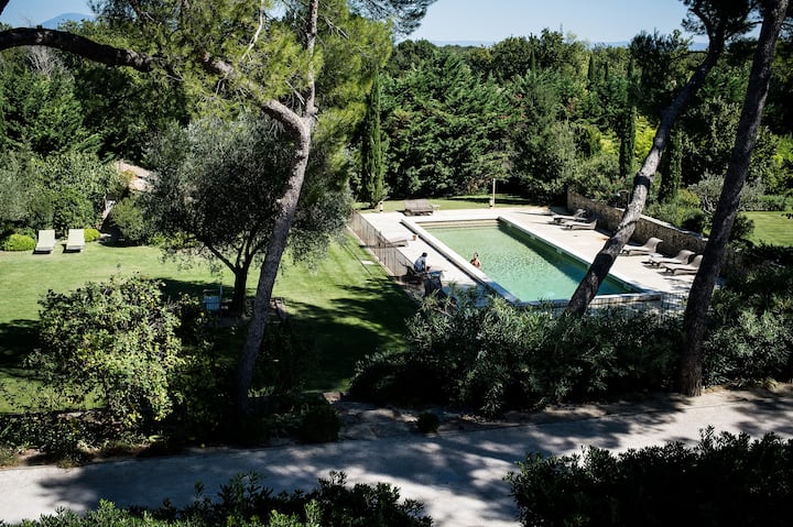 Provence, Mas 16 p, piscine, tennis - Sorgues