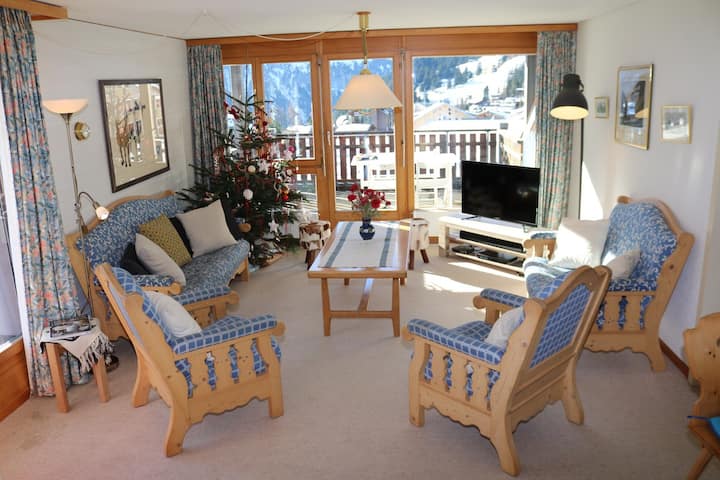 Splendid apartment with panoramic stunning views. - Mürren