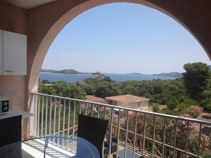 27 Mini-apartment-terrasse 200 M Vom Meer Entfernt Panoramic Sea View - Korsika