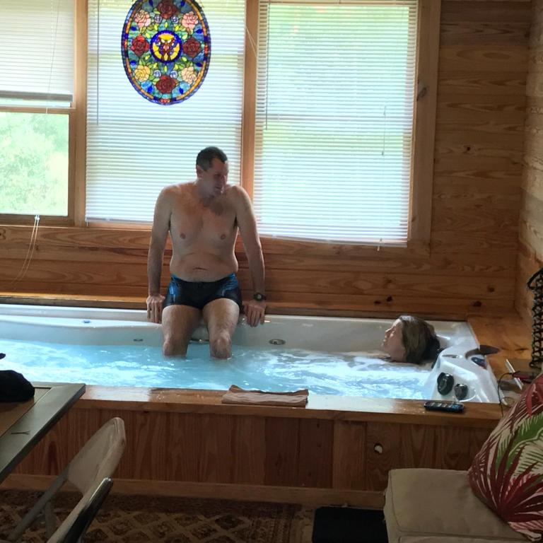 Private Log Cabin With Indoor Pool Sauna And Gym You Rent It All No One Else - Florida