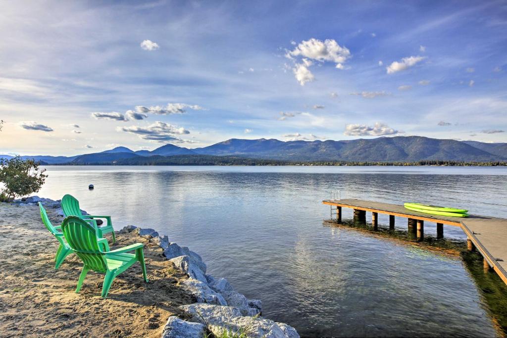 Lakefront Home with Dock & Hot Tub Near Schweitzer! - United States