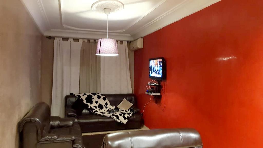 Apartment with one bedroom in Casablanca with wonderful city view balcony and WiFi 5 km from the beach - Casablanca