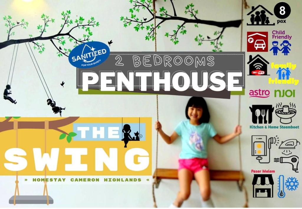 The Swing Homestay @ Penthouse #Cameron Highlands Night Market - Malaysia