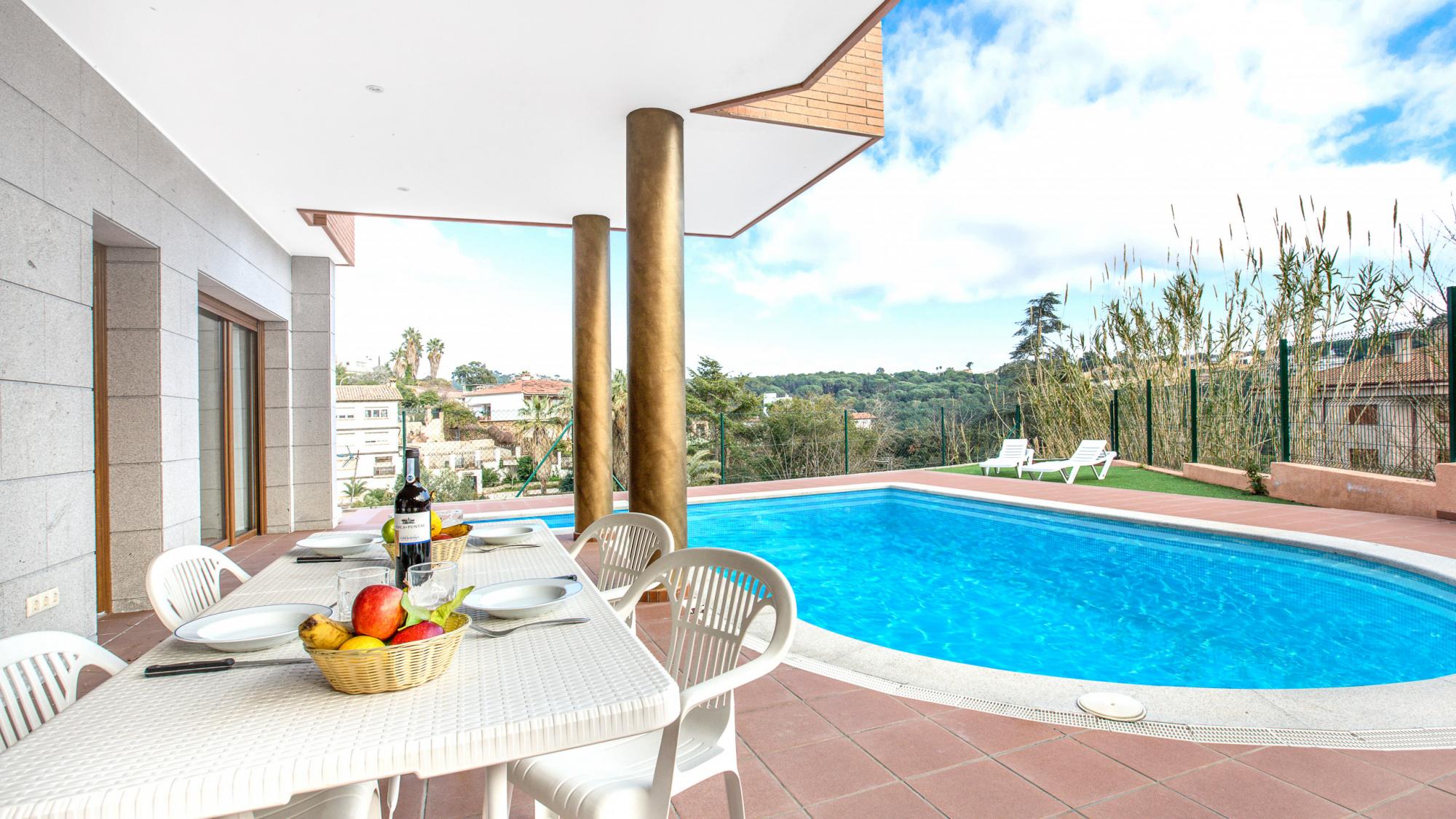 2pau01- Beautiful House For 8 People With Private Pool Located Near The Beach Of Lloret De Mar - Lloret de Mar