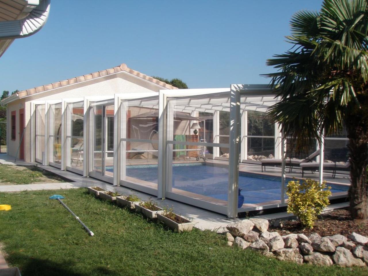 L'Olivier Tropical piscine, couverte, spa, sauna - Muret